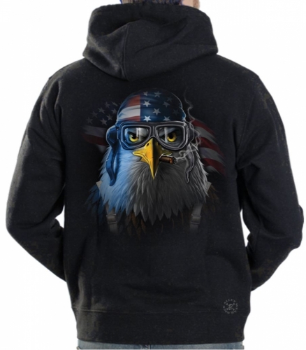 Freedom Fighter Eagle Hoodie Sweat Shirt