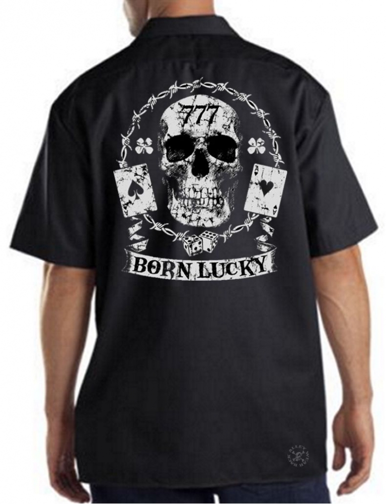 Born Lucky Work Shirt | Back Alley Wear