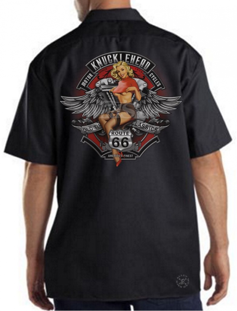 Knucklehead Motorcycles Work Shirt | Back Alley Wear