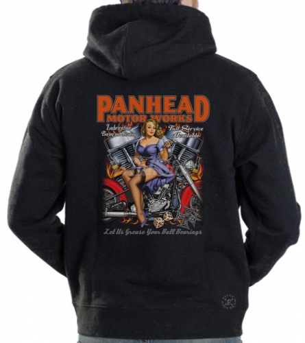 Panhead Motor Works Hoodie Sweat Shirt