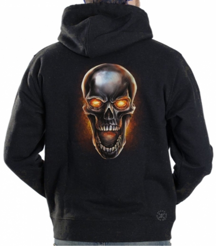 Metal Skull Hoodie Sweat Shirt