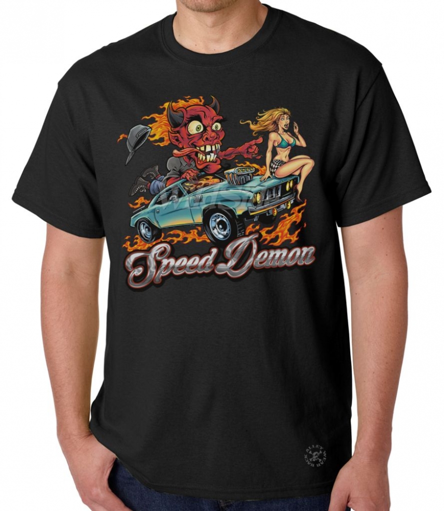 Red Devil Speed Demon T-Shirt | Back Alley Wear