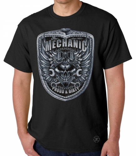 Mechanic Skull T-Shirt