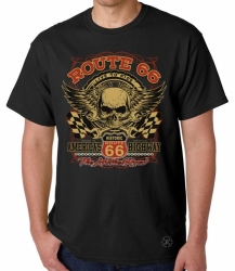 Route 66 Skull T-Shirt