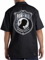 POW MIA Shield Work Shirt
