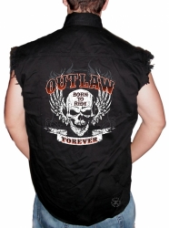 Outlaw Forever Sleeveless Denim Shirt