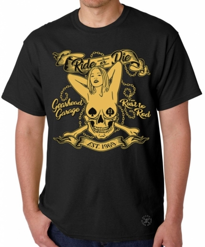 Ride or Die Gearhead Garage T-Shirt