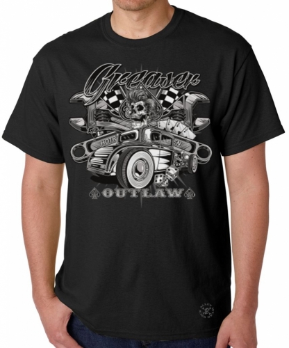 Greaser Outlaw Hot Rod T-Shirt