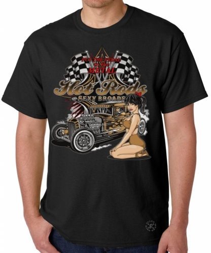 Hot Rods & Sexy Broads T-Shirt
