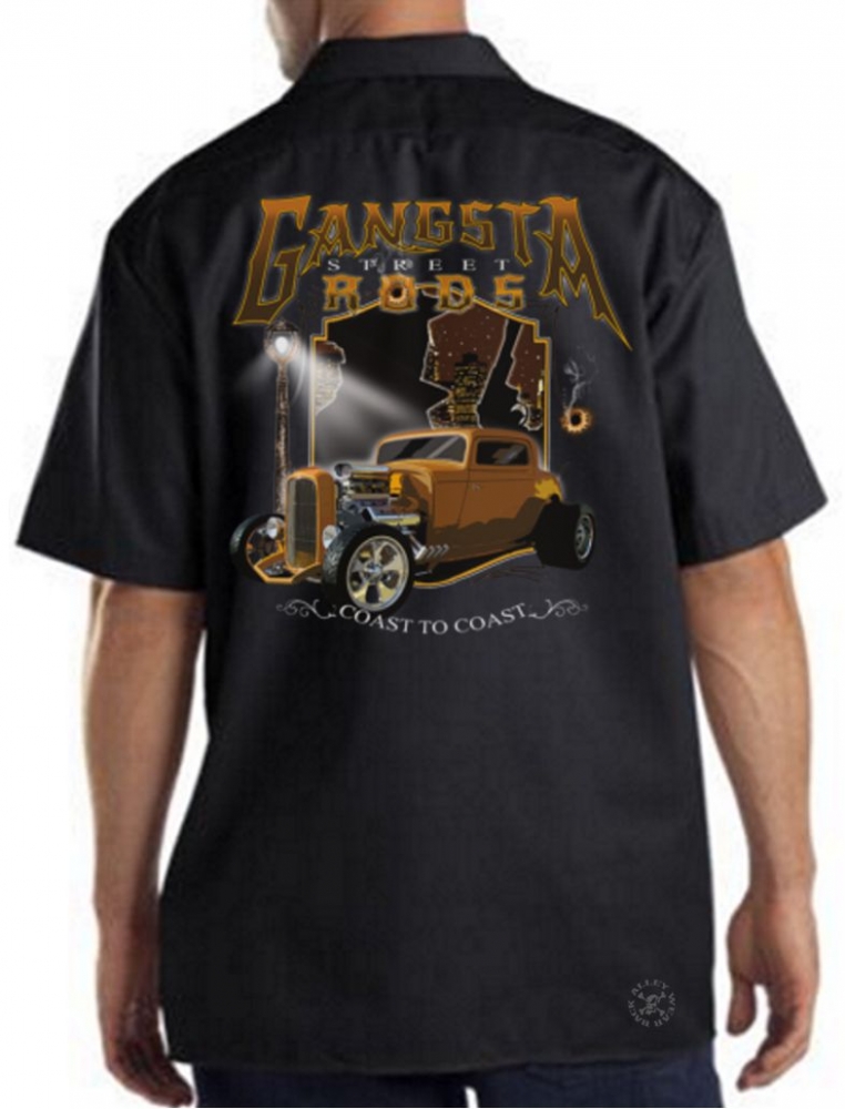 Gangsta Street Rods Work Shirt | Back Alley Wear