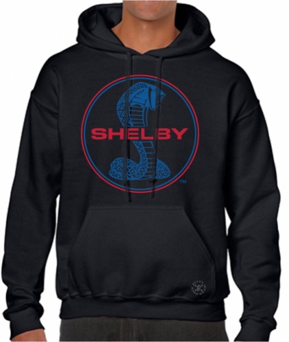 Shelby Blue & Red Hoodie Sweat Shirt