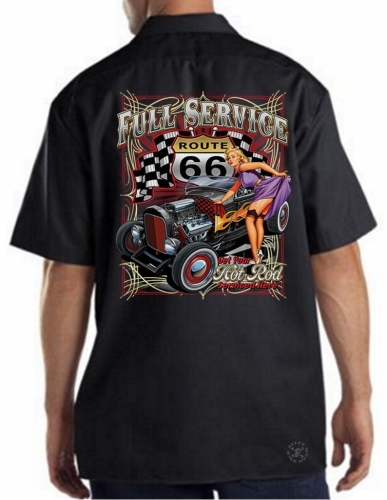 Route 66 Full Service Work Shirt