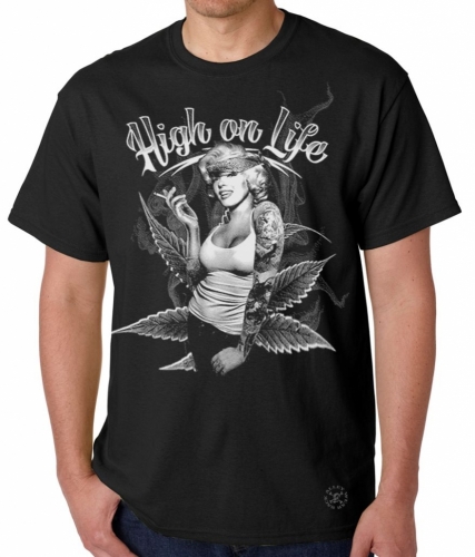 Marilyn High on Life T-Shirt