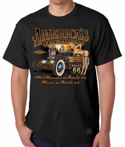 America's Highway Hot Rod T-Shirt