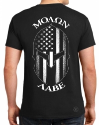 Spartan Helmet Molon Labe T-Shirt