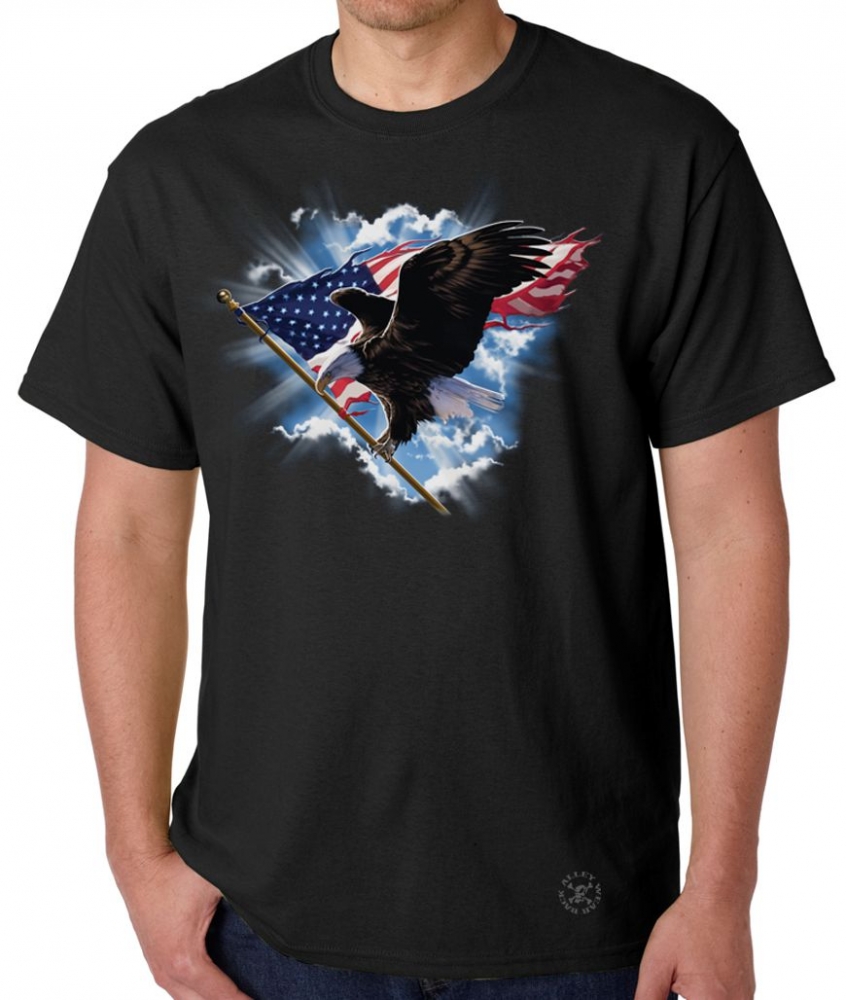 Patriotic American Eagle T-Shirt | Back Alley Wear