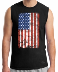 American Flag Muscle T-Shirt