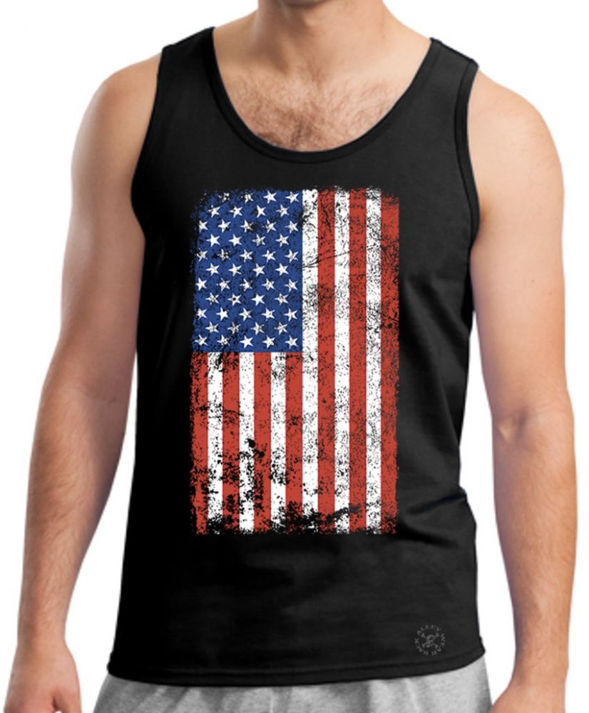 American Flag Tank Top Shirt | Back Alley Wear