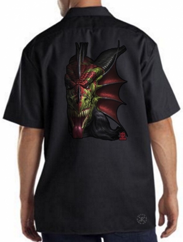 Lair of Shadows Dragon Work Shirt