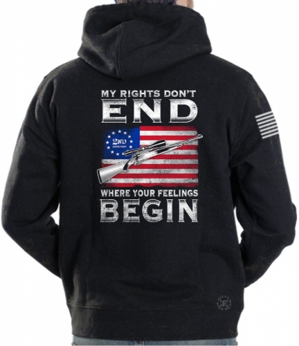 My Rights Don't End Where Your Feelings Begin Hoodie Sweat Shirt