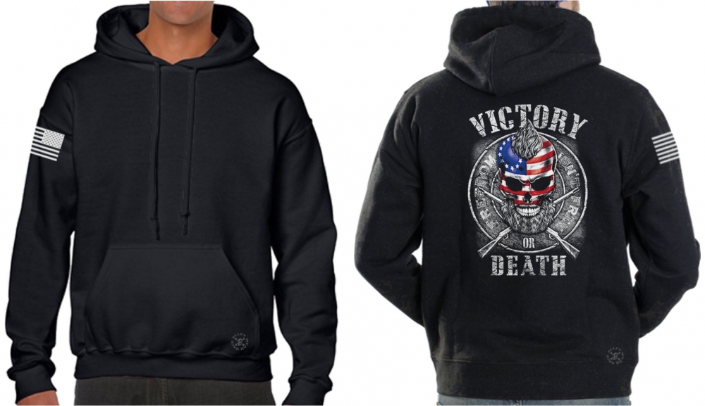 Victory or Death Hoodie Sweat Shirt | Back Alley Wear