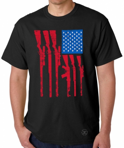 USA Gun Flag T-Shirt
