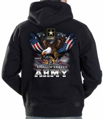 US Army Freedom Eagle Hoodie Sweat Shirt
