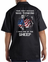 First Mistake Thinking I Was a Sheep Work Shirt