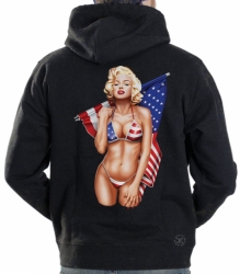 Marilyn Freedom Bikini Hoodie Sweat Shirt