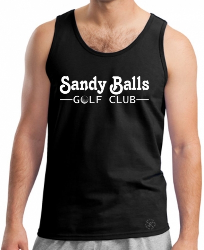 Sandy Balls Golf Club Tank Top Shirt