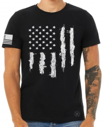 USA Flag Distressed T-Shirt