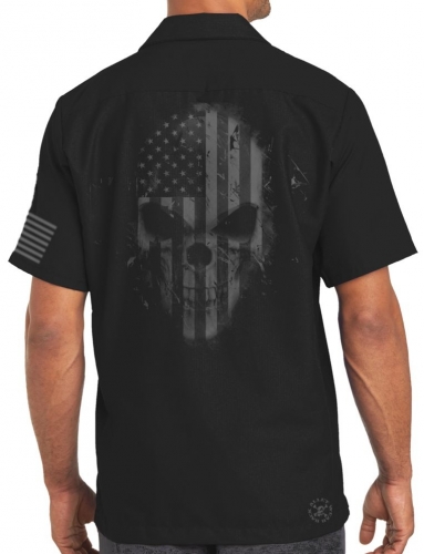 Skull USA Work Shirt