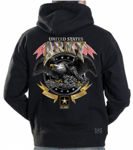 US Army Loyalty Respect Hoodie Sweat Shirt
