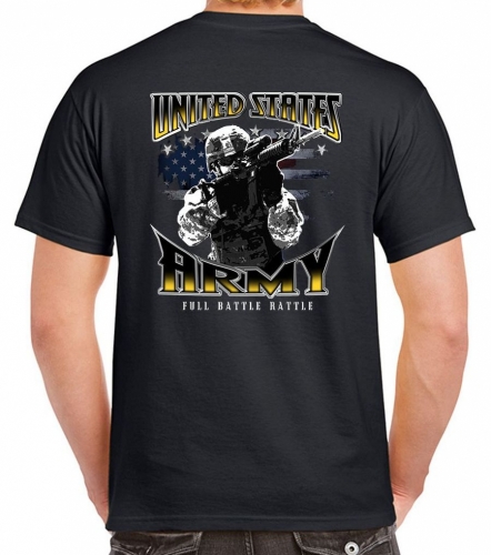 Army Full Battle Rattle T-Shirt
