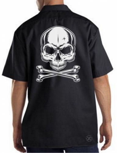 Skull & Crossbones Work Shirt