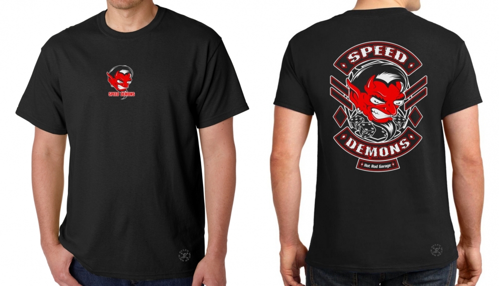 Speed Demons Hot Rod Shop T-Shirt | Back Alley Wear
