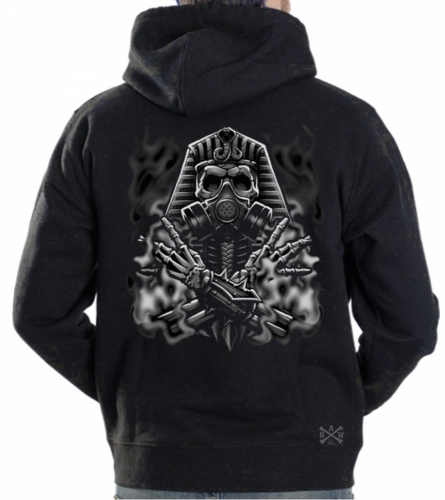 Egyptian Gasmask Hoodie Sweat Shirt