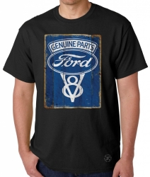 Genuine FORD parts Decal tee shirt pour hommes Cadeau Pour Papa Lui Ford Design shirt