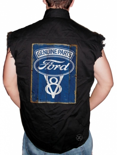 Ford Genuine Parts Sleeveless Denim Shirt