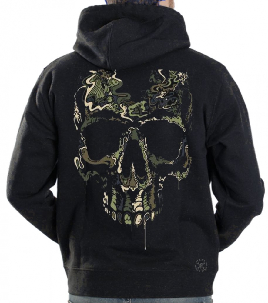 Special Ops Camo Skull Hoodie Sweat Shirt | Back Alley Wear