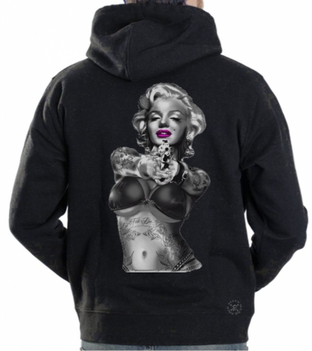 Marilyn Monroe Live Fast Hoodie Sweat Shirt