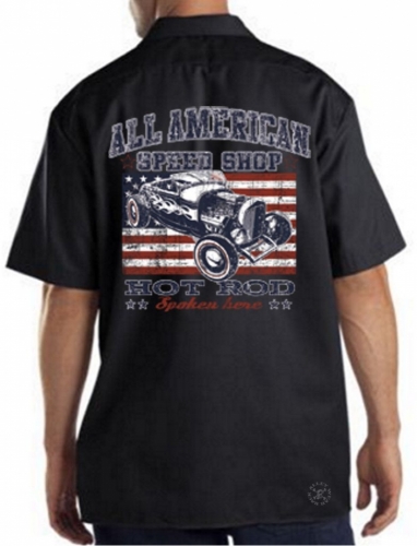 All American Speed Shop Work Shirt