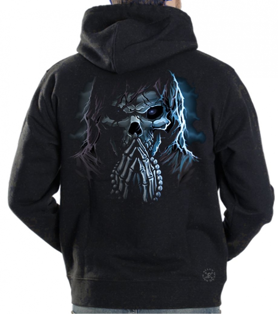 Death Horror Hoodie Skull Grim Reaper Skeleton Ghost Death Goth Occult P515 