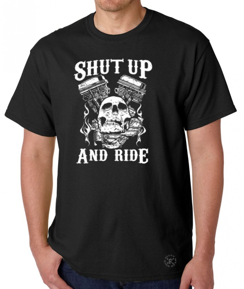 Shut Up & Ride T-Shirt | Back Alley Wear